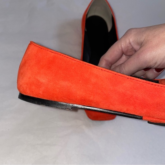 Tory Burch Women’s Fitz Suede Logo Loafers Size 6.5M - Picture 5 of 10